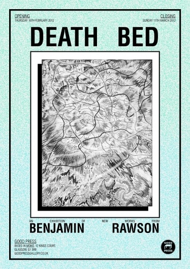 All sizes | DEATH BED | Flickr - Photo Sharing! #illustration #type #poster #texture