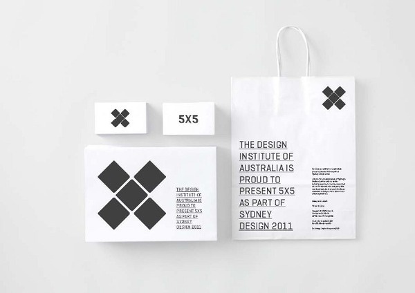 5 X 5 #fivebyfive #2011 #sarita #sydneydesign #sydney #design #graphic #5x5 #saritawalsh #five #minimal #poster #australia #designinstitute #blackandwhite #walsh