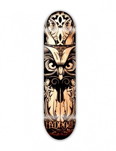 Joshua M. Smith - Laser Etched Skateboards #illustrations #skateboards