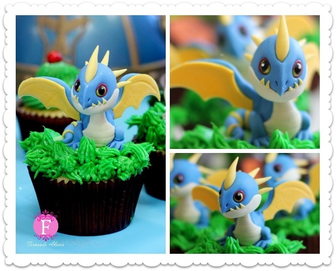 Cupcake Decorations of DreamWorks Characters #characters design #cupcake art