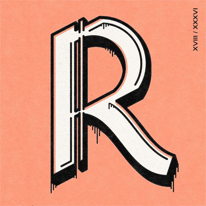 Louise Twizell Typography 36 Days of Type 'R' Design