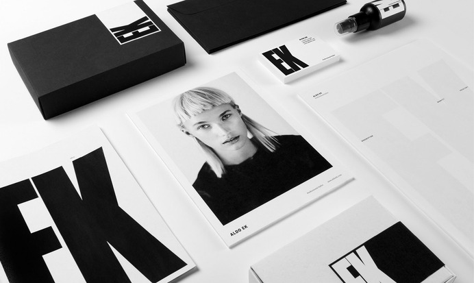 EK Personal Branding - Mindsparkle Mag Àxel & Alba Durana designed Aldo EK Personal Branding. Aldo Alarcon defines himself as a hairstylist with a futuristic approach. #logo #packaging #identity #branding #design #color #photography #graphic #design #gallery #blog #project #mindsparkle #mag #beautiful #portfolio #designer