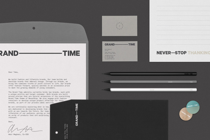 Grand Time — Athletics — A cross-disciplinary creative agency based in New York City #stationery