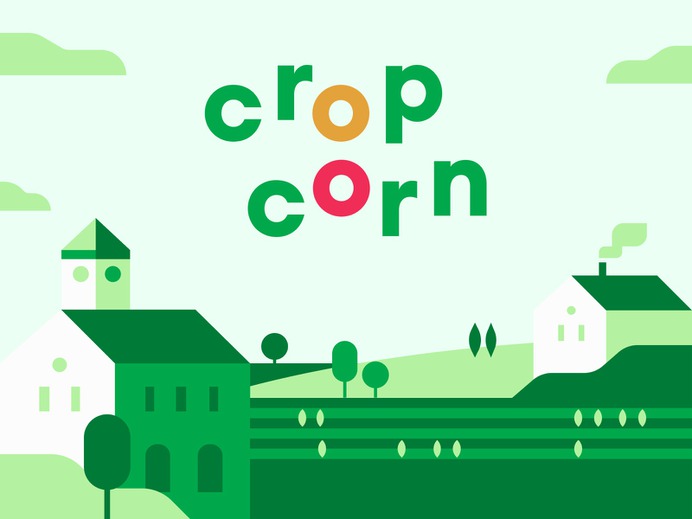 cropcorn illustrations illustration typography ux webdesign vector ui logo branding web design