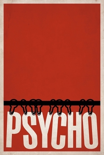 Psycho « BrickHut #movie #psycho #matt #minimal #poster #owen