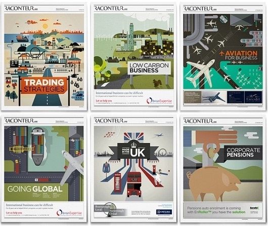 Illustrations: Raconteur / The Times Newspaper (UK) on the Behance Network #illustration #times #the