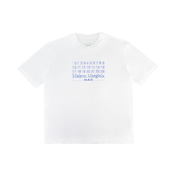 Maison Margiela Clipping Path T-Shirt [White/Blue] – ROOTED