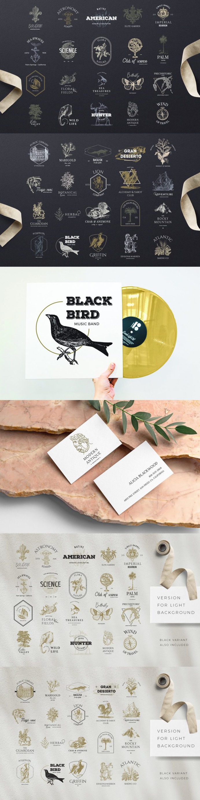 Vintage Logo Creator Kit