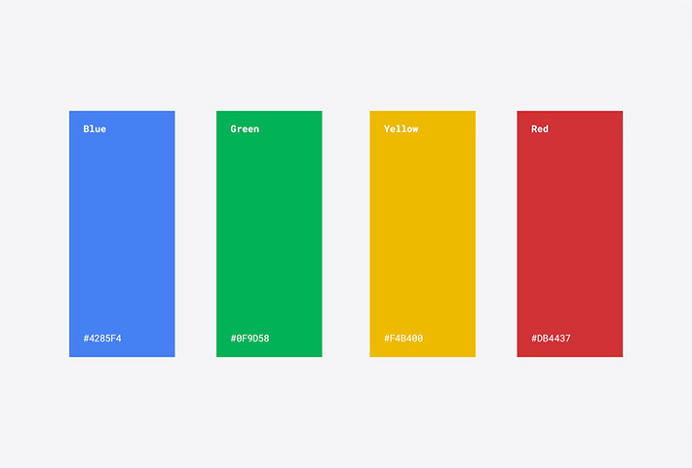 Google by Google Design #colors