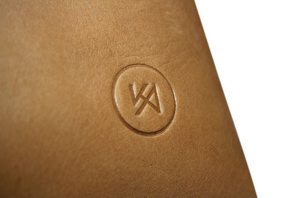 Agnes Kovacs identity /2013 on Behance #initials #icon #embossed #marque #kissmiklos #leather #logo