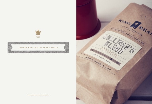 King Bean Coffee Roasters — Stitch Design Co. #branding #packaging #stitch #design #co #coffee #logo #king #typography