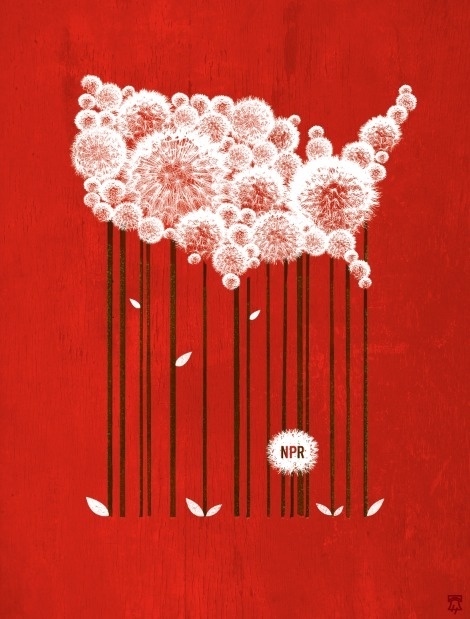 Designersgotoheaven.com NPR's 2011 calendar by Jason Kernevich and Dustin Summers. #usa