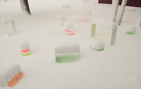 Toshihiko Shibuya El color de la Nieve #color #hue #snow #reflection