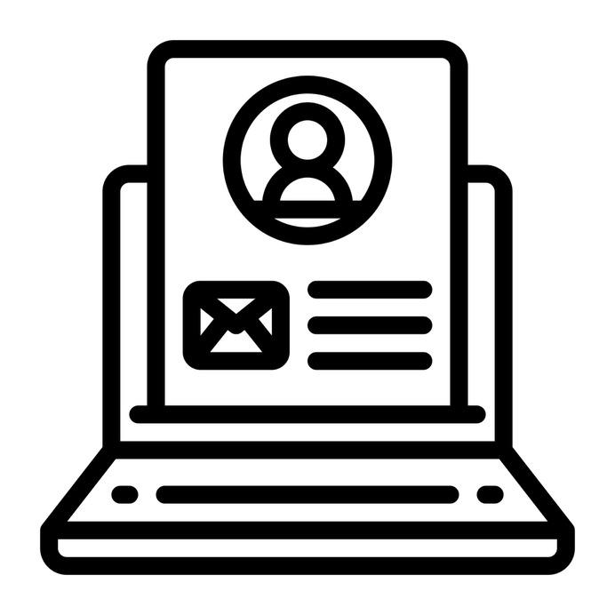 See more icon inspiration related to user, social, avatar, laptop, profile, computer, ui, miscellaneous and people on Flaticon.