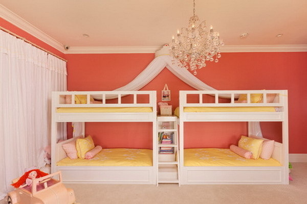 30+ Beautiful Bunk Room Ideas for Kids #kids #bedroom #bunk #room
