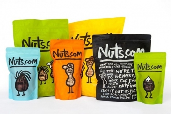 Rediseño de Nuts.com a cargo de Pentagram #packaging #pentagram