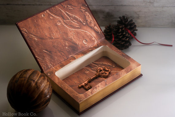 Hollow Book Safe Ray Bradbury (LEATHER BOUND) #safe #fiction #bradbury #space #book #mars #ray #scifi #galaxy #science