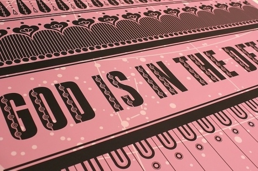 Siobhán Gallagher #design #graphic #details #illustration #purple #poster #decorative #god