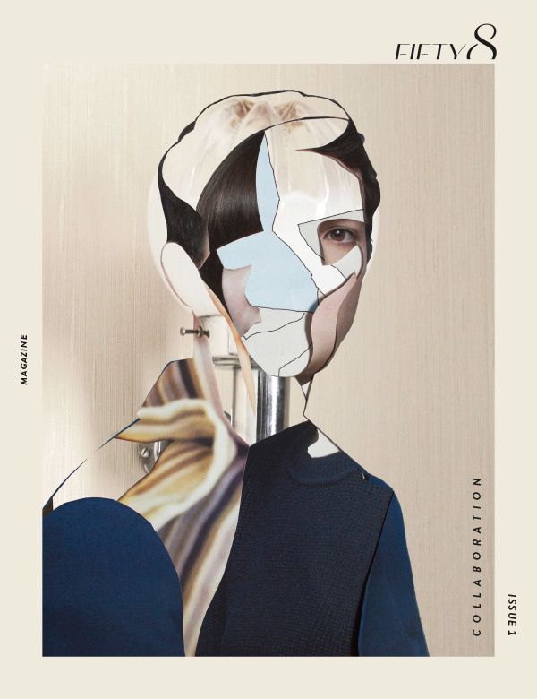 FIFTY8 MAGAZINE Issue 1 on Behance #collage