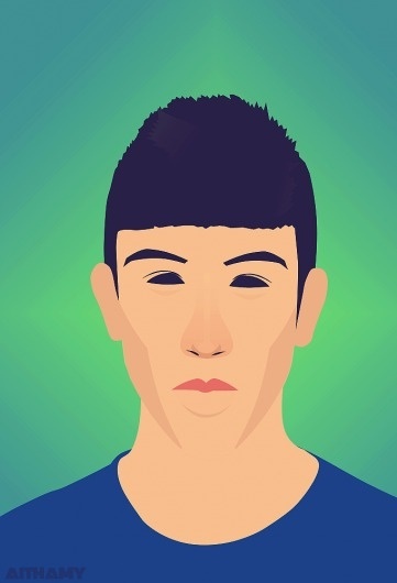 Two version Face by ~Ahzer on deviantART #aithamy #illustration #design