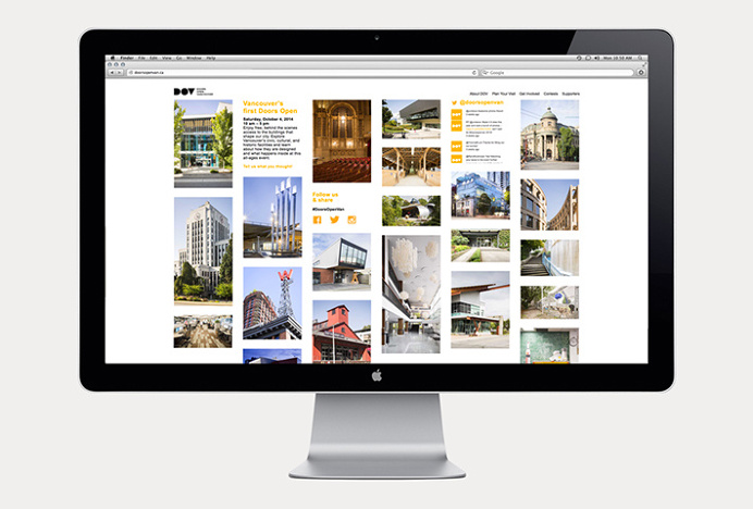 Doors Open Vancouver by Brief #branding #website