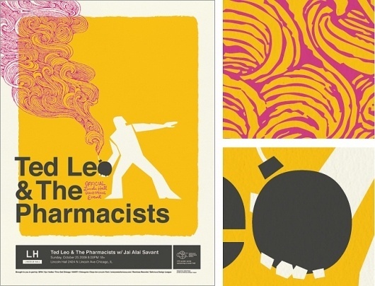 Spike Press #leo #ted #print #design #illustration #poster #pharmacist