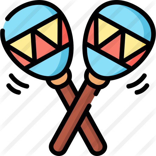 See more icon inspiration related to cultures, music and multimedia, maracas, tropical, orchestra, shaker, instrument, musical and music on Flaticon.