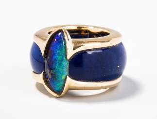 Philippe Pfeiffer Opal-Lapis-Ring