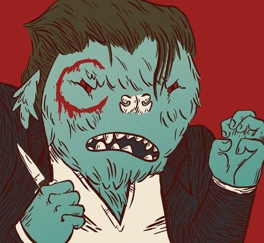 OcularInvasion.com » Greaser Alphabet #illustration #color