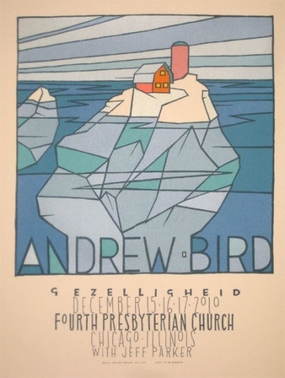 GigPosters.com - Andrew Bird - Jeff Parker #ryan #gig #print #bird #screen #illustration #jay #poster #andrew