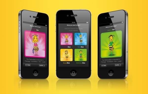 BeeThere | Social Game #design #drogu #app #beethere #game #geo #social