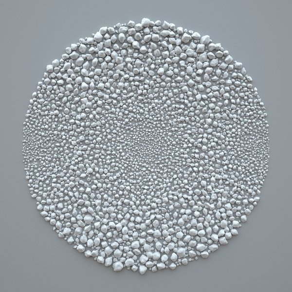Stone Fields by Giuseppe Randazzo #generative #field #stone #fractal #art #3d