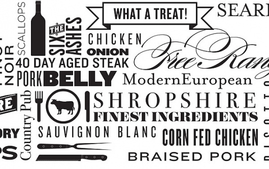 Design;Defined | www.designdefined.co.uk #menu #composition #resturant #typography