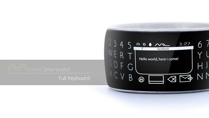 Have you hands on the next generation of smartwatch, featuring a 360-degree multifunctional touch surface. #modern #design #product #industrial #technology