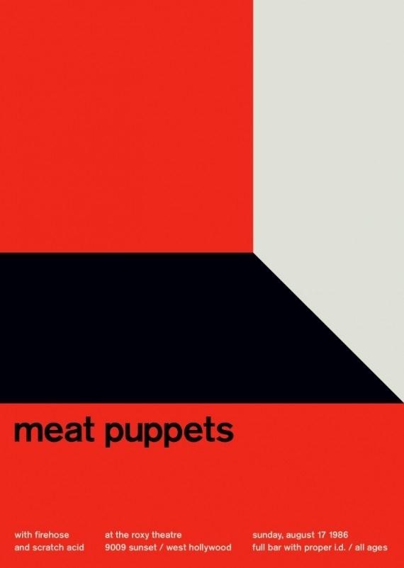 Meat Puppets #swiss #poster