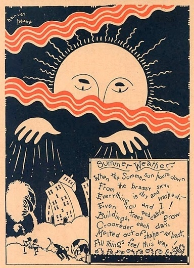 Vintage 1920's Silhouette Style by kelleystreetvintage on Etsy #summer #sun #vintage #poster
