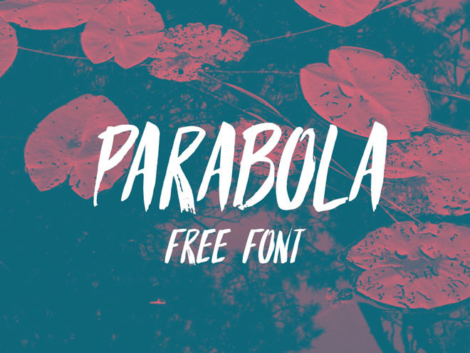 Parabola : Free Brush Style Font