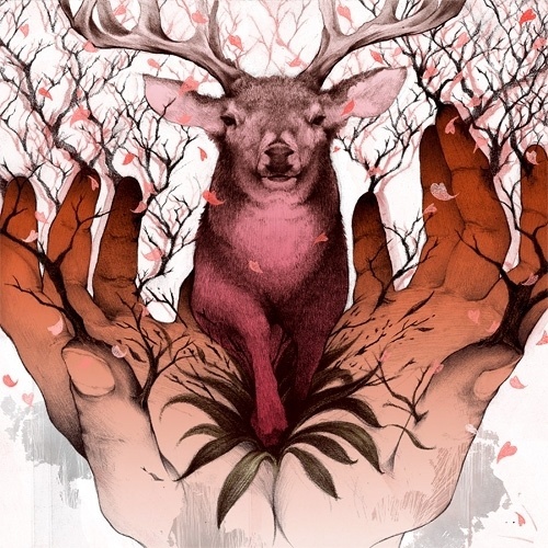 EK Interview: Yuta Onoda | EMPTY KINGDOM You are Here, We are Everywhere #draw #illustration #deer #hands
