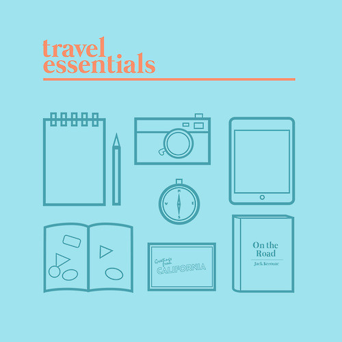 Travel Essentials #essentials #travel #illustration #poster #drawing