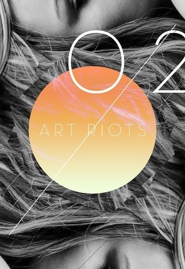 ART RIOTS // LET IT RIOT OUT on the Behance Network #riots #hair #concept #shape #blonde #art #new