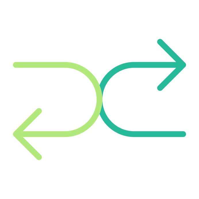 See more icon inspiration related to random, change, exchange, shuffle, arrows, changing, multimedia option and symbols on Flaticon.