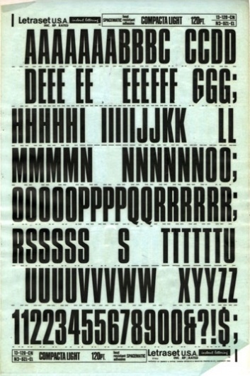 Homage to Velvet Touch Lettering: Observatory: Design Observer #lettering #compacta #instant #light #typography