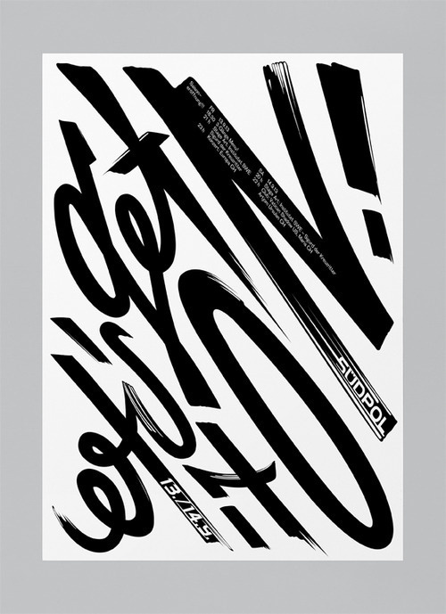 bureaunoirceur:Typography(Let's get it on! by Suedpol, via typeverything) #print #typography