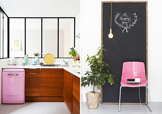 color-13 #interior design #decoration #decor #deco #kitchen #pink