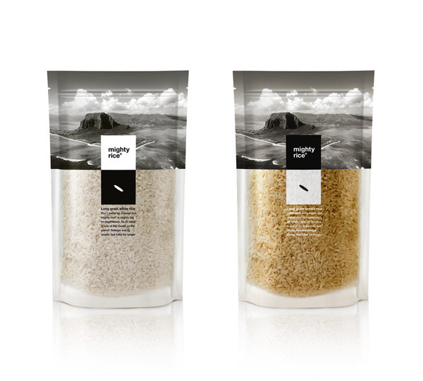 lovely package mighty rice 1 #packaging #minimal #rice