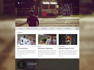Dribbble - web comp by Dann Petty #petty #web #vintage #dann