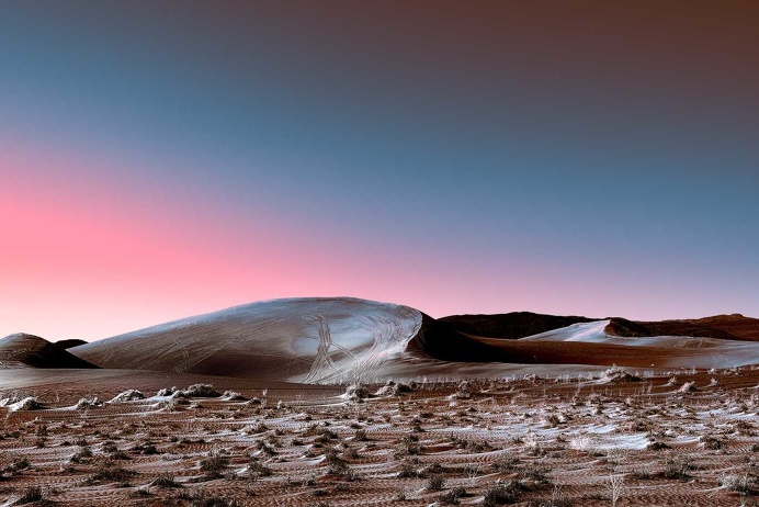 Neon Desert: Mysterious Lights of Desert by Stefano Gardel