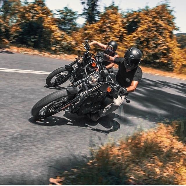 ⚡️Cheers to the freakin' weekend⚡️#GoOutandRide #HolidayVibes Bobber Chopper Harley Davidson Motorcycle Lifestyle Custom Culture