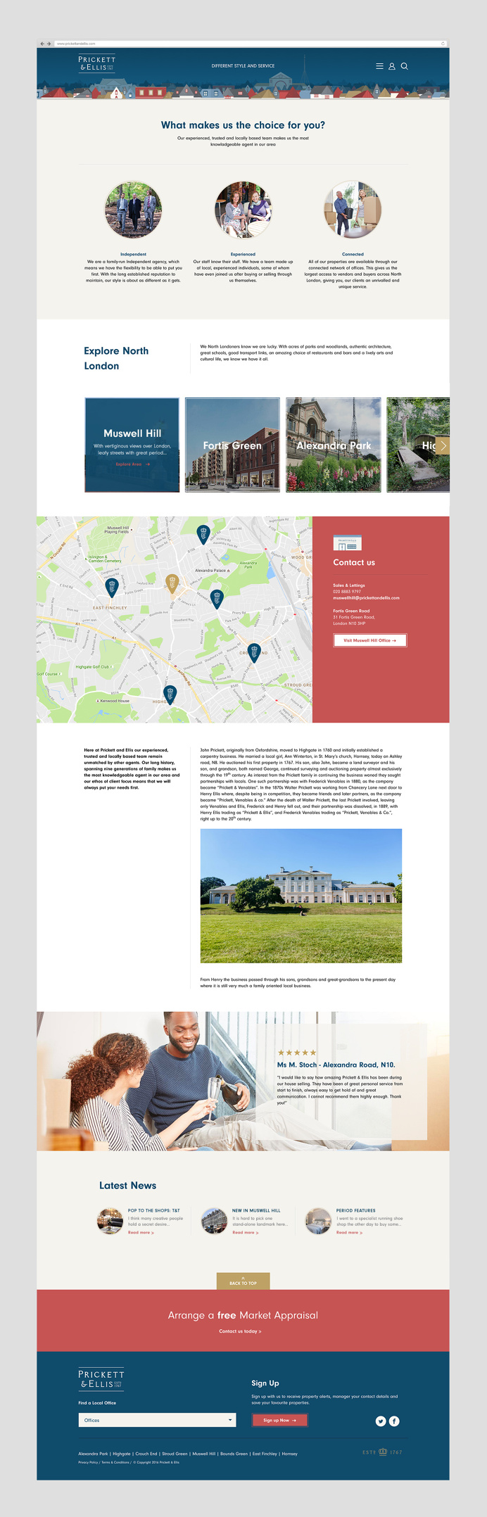Prickett & Ellis #Rebrand #BrandIdentity #Inspiration #WebDesign