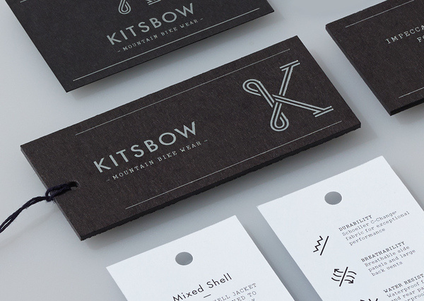 Kitsbow— #white #branding #stationery #black #monogram #letter #identity #manual #and #k
